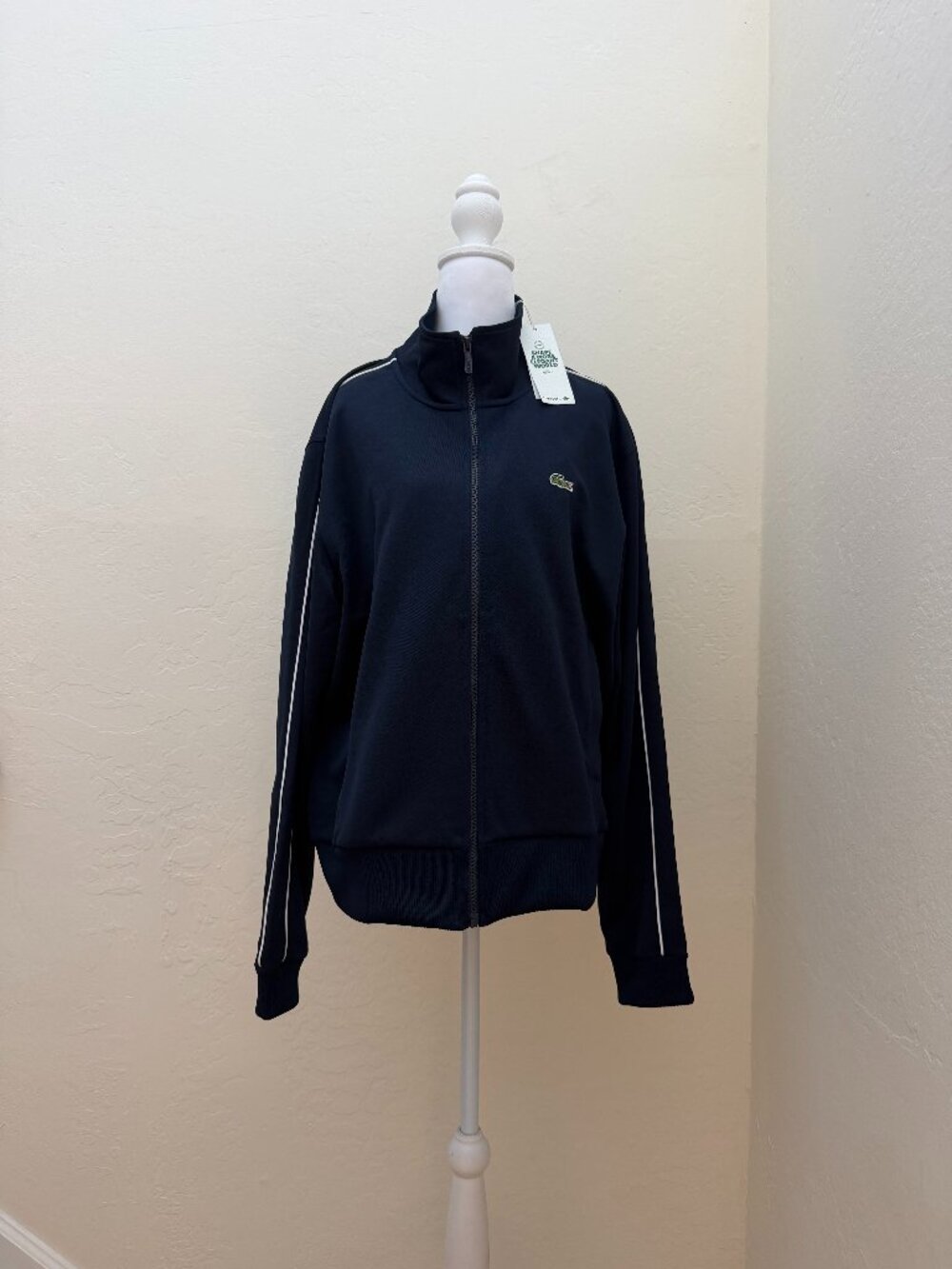 NWT Lacoste Tennis Zip Up Jacket